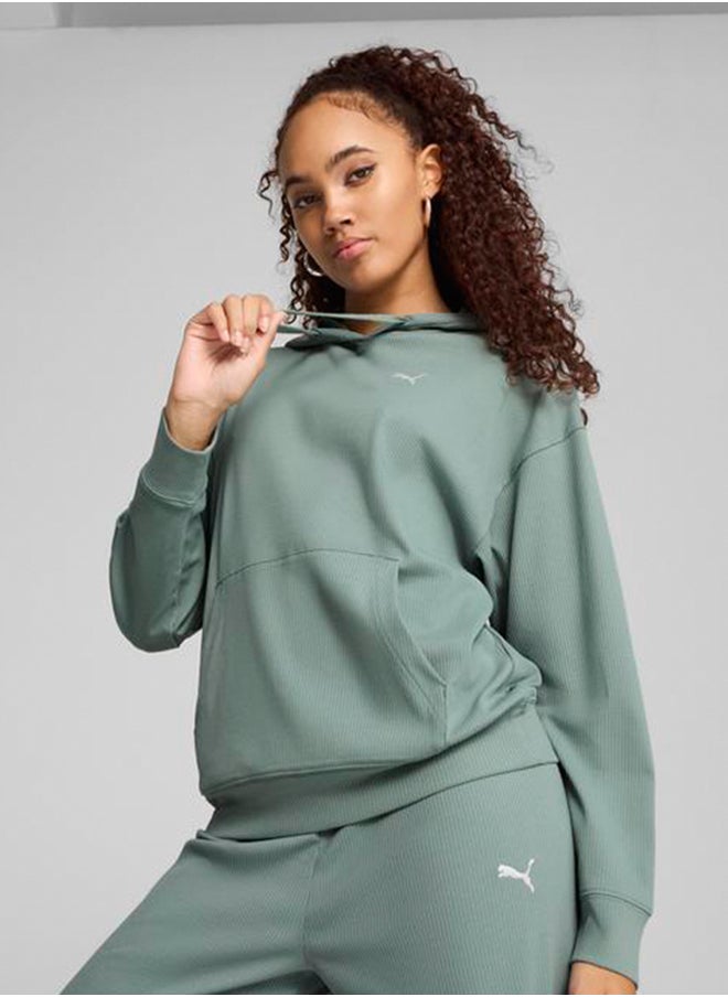 PUMA - Essential Elevated Ribbed Hoodie - Image 1