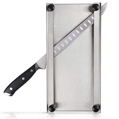 shop-ezy Meat slicer Stainless Steel Jerky Maker Cutting Board With 10-Inch Professional Slicing and Carving Knife - Image 1