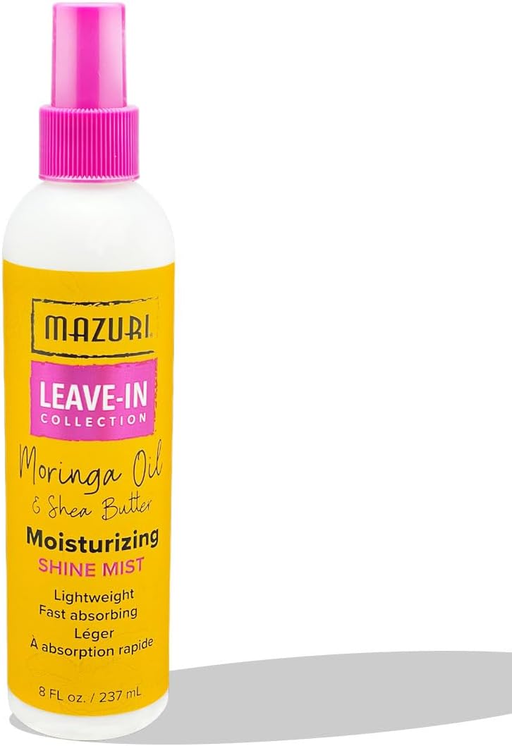 Mazuri Leave In Collection Moisturizing Shine Mist 8 Oz