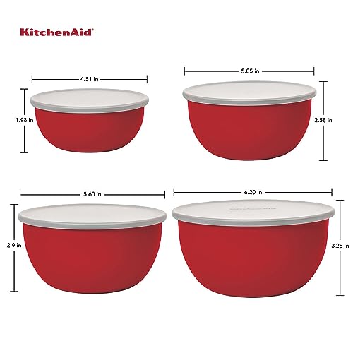 KitchenAid Prep Bowls with Lids, Set of 4 - Image 3
