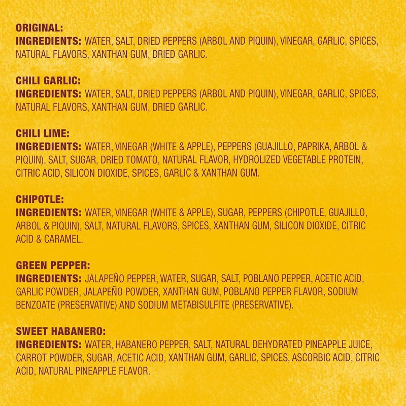 Cholula Hot Sauce Variety Pack - 6 Flavors - Image 2
