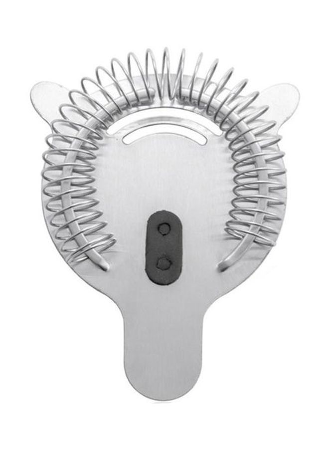 NIBEMINENT Stainless Steel Cocktail Strainer Silver 90x110mm