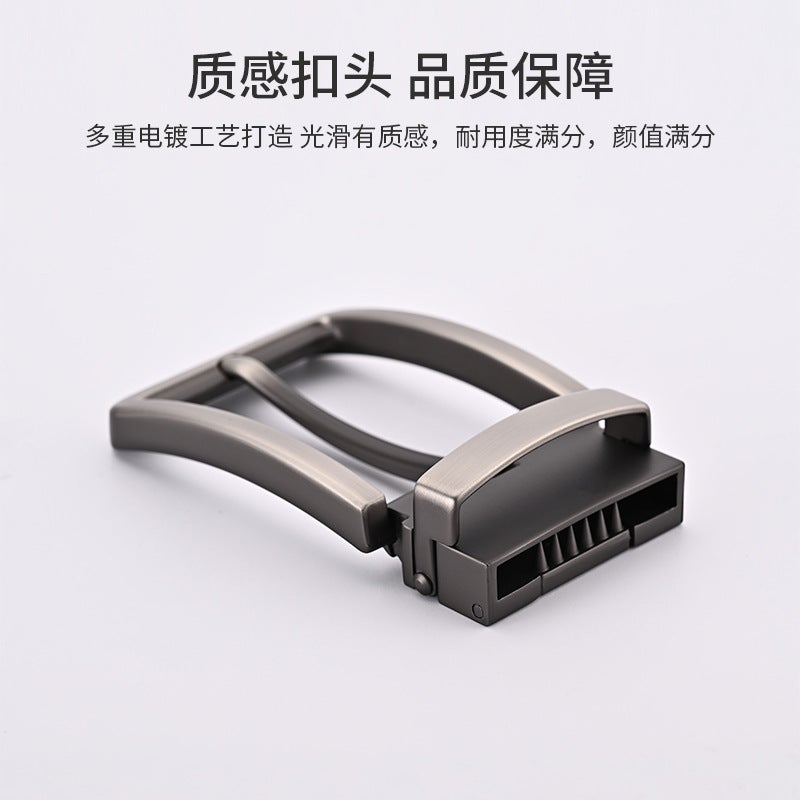 3.5Cm Men'S Alloy Pin Buckle Belt Buckle Head, Business Pin Clip Buckle Head, Men'S Light Luxury, High-End, Fashionable And Casual - Image 4