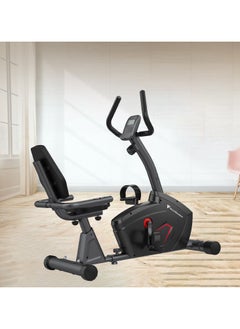 Yalla HomeGym Homegym Recumbent Exercise Bike With 8 Manual Resistance Levels, Easy Adjustable Seat, 4 Kg Magnetic Flywheel With Lcd Display 150Kg Max User  - Image 5