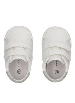 TOMMY HILFIGER Infant Velcro Low Top Sneakers  - Image 3