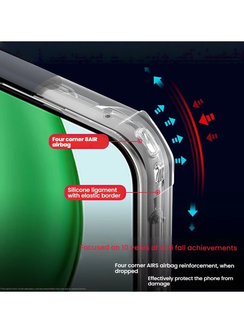 general honor x70 case 【airbag protection】 transparent case camera lens protection pc+tpu drop proof shockproof bumper protection back cover - Image 3