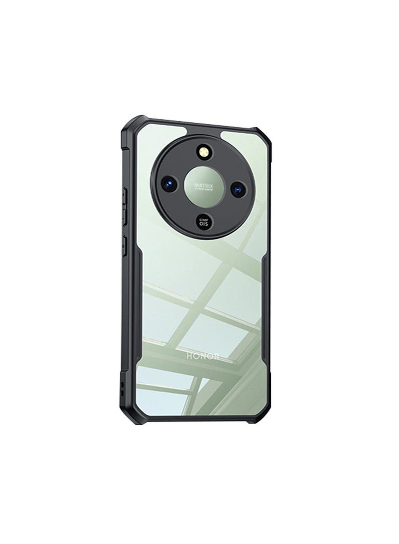 general honor x70 case 【airbag protection】 transparent case camera lens protection pc+tpu drop proof shockproof bumper protection back cover - Image 1