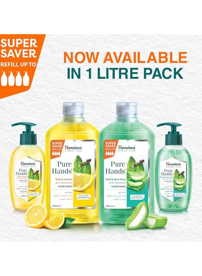 Himalaya Tulsi And Aloe Vera Hand Wash Pack of 3 - Image 2