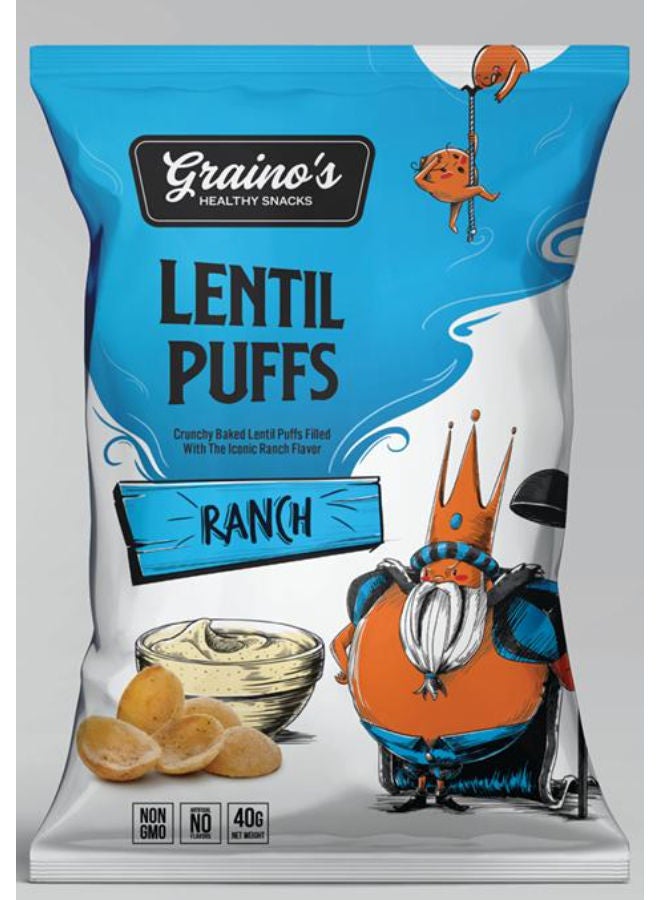 جرينوز  فطائر العدس بنكهة الرانش 40 جرام