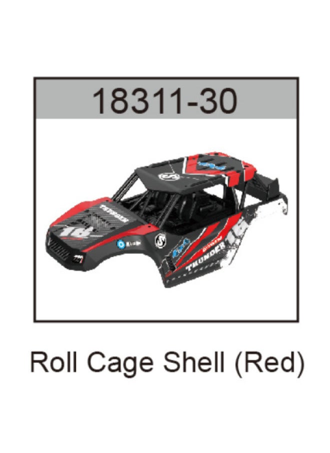 Generic - 18311 Remote Control Car Accessories 18301 High-speed Remote Control Racing Car 2.4g Electronic Plastic Components 18321-Color:Front Left And Right Hub - Image 1
