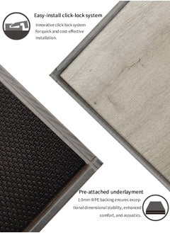 Suntecwood Suntecwood SPC Rigid Core Luxury Vinyl Flooring 635*127 mm | Chevron Flooring|6mm Thick | 1mm IXPE Padding | Waterproof| Scratch Resistant | Comfort & Quiet | Easy Click Lock for Home | Office | Commercial Use |Solid Oak|  - Image 2