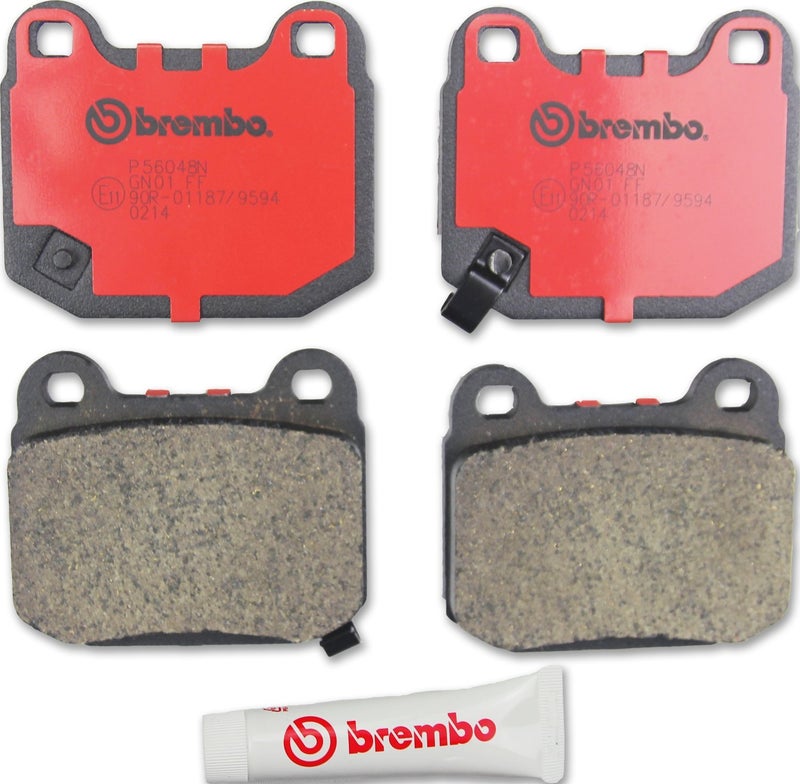Brembo P56048N Premium Ceramic Rear Disc Brake Pad Set MASERATIMITSUBISHINISSANSUBARUTOYOTA OE 4605A050