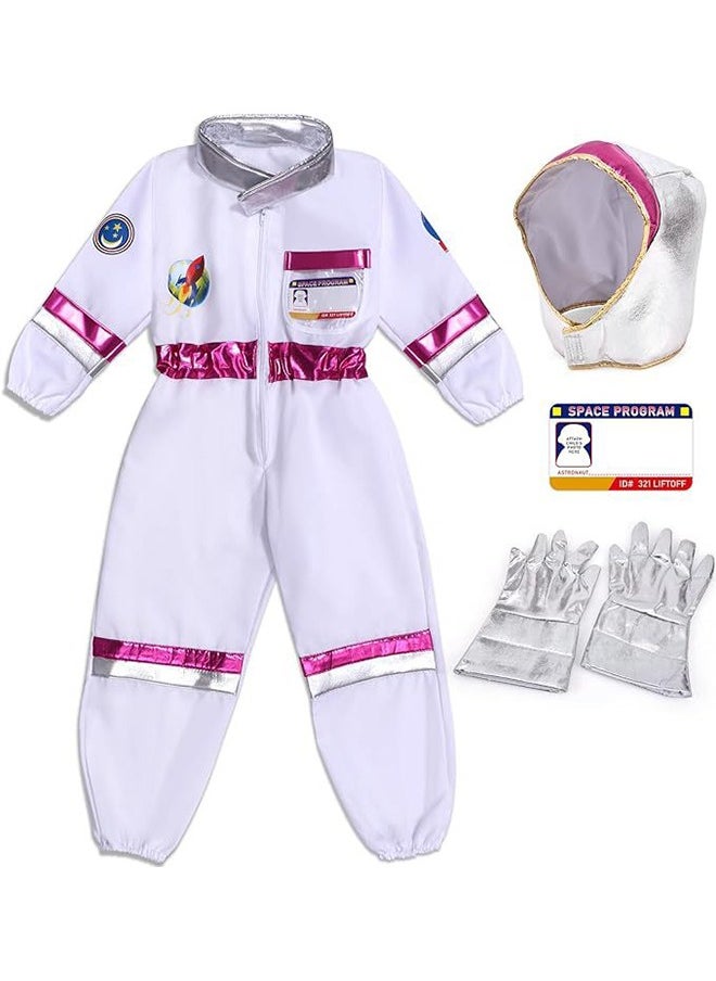 Children Astronaut Space Costume,Kids Space Jumpsuit Space Pretend Dress Up Role Play Set for Kids Cosplay  - Image 3