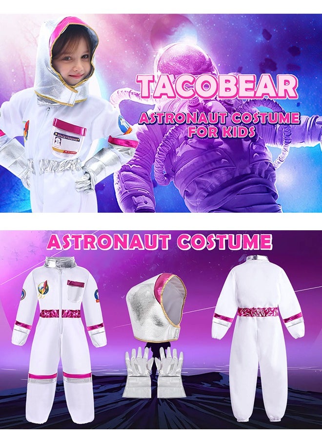 Children Astronaut Space Costume,Kids Space Jumpsuit Space Pretend Dress Up Role Play Set for Kids Cosplay  - Image 5
