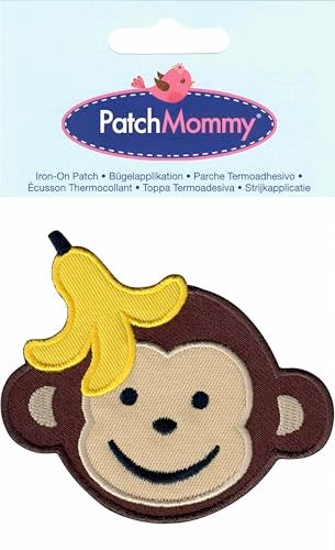PatchMommy Monkey Patch, Iron On/Sew On - Appliques for Kids Children - Image 3