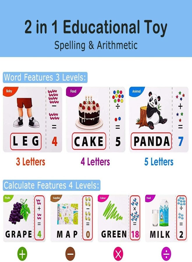 Ekta Word Builder 2 in 1 Letters Matching Game, Educational Game for Pre-School Kids - Image 2