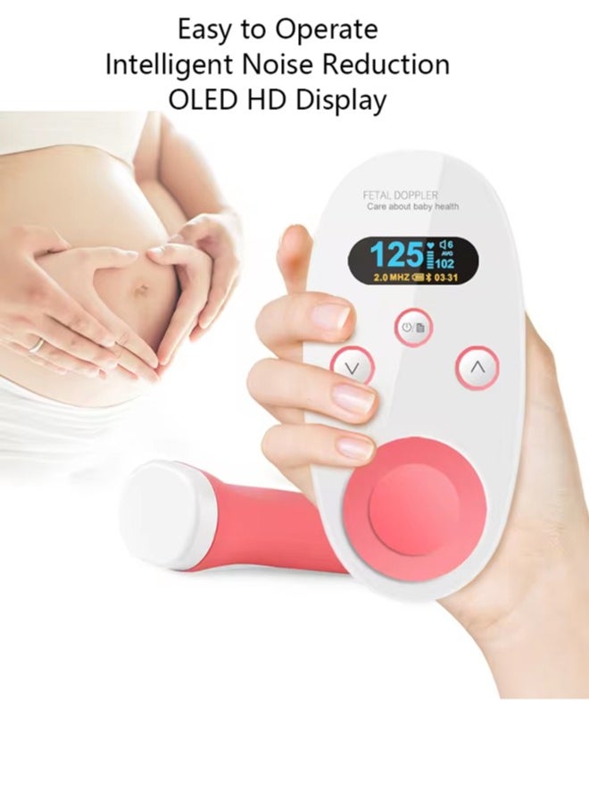 Jccgoo - Portable Ultrasound Doppler Fetal Handheld Digital Baby Heart Rate Monitor - Image 1