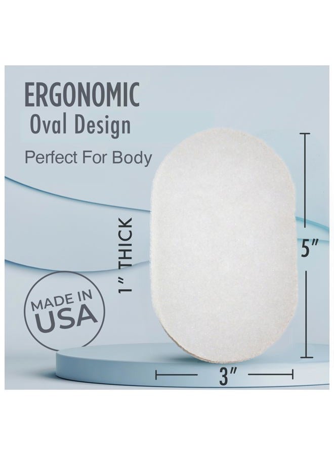 HartFelt Bath Sponges for Shower | Oval Body Wash Scrubber for Exfoliating Skin | Clean and Refresh Body, Back & Arms | Chemical-Free Body Sponge | Made in USA - Pack of 25 - Image 4