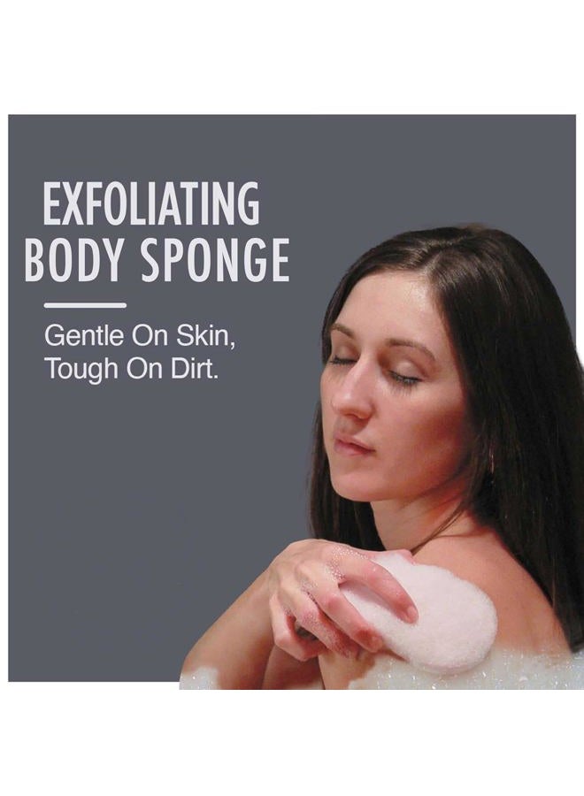 HartFelt Bath Sponges for Shower | Oval Body Wash Scrubber for Exfoliating Skin | Clean and Refresh Body, Back & Arms | Chemical-Free Body Sponge | Made in USA - Pack of 25 - Image 3