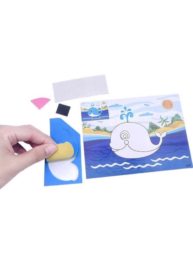 Doctor Ma Children'S Stickers, Eva Cartoon Stickers Toy, 30 Sheets, Kindergarten Diy Handmade 3D Sticker Art - Image 2