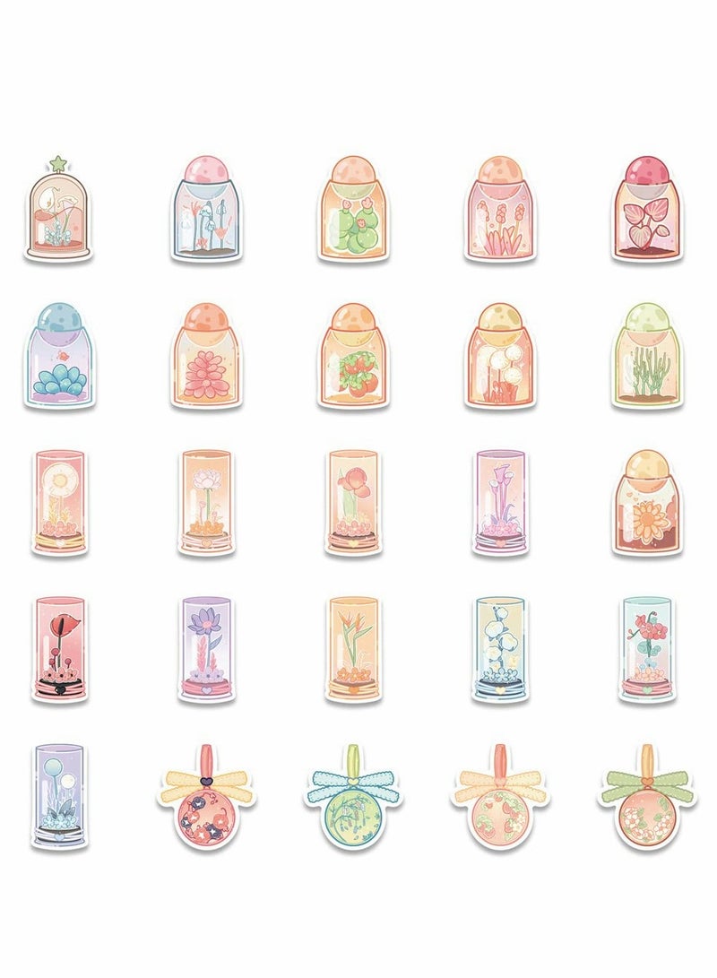 50 Pcs Cute Waterproof Stickers for Water Bottles Hydro Flask Laptop and Skateboards Vinyl Decals  - Image 5