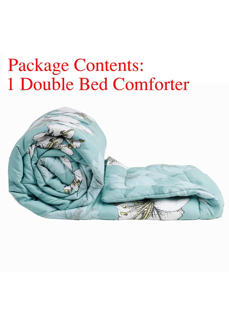HOKIPO HOKIPO Microfiber Ultra Soft Reversible AC Comforter/Blanket for Double Bed | All Weather Duvet | 220 GSM (IN-563-D5)  - Image 5