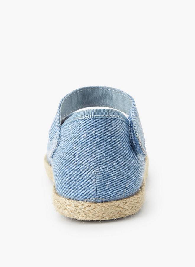 Peppermint Girls Hook & Loop Espadrille Shoes - Image 5