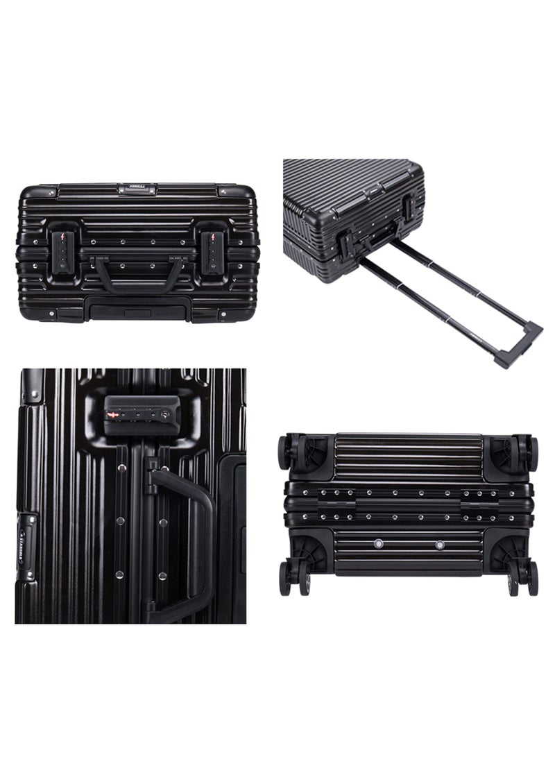 ستارجولد حقيبة الأمتعة TPC حقيبة جانبية صلبة عجلات قابلة للدوران 360 درجة وحقيبة سفر بنظام قابل للقفل - Image 4