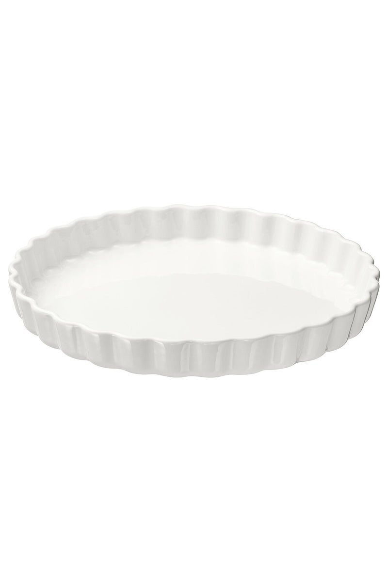 VARDAGEN Pie dish, off-white, 32 cm - Image 1