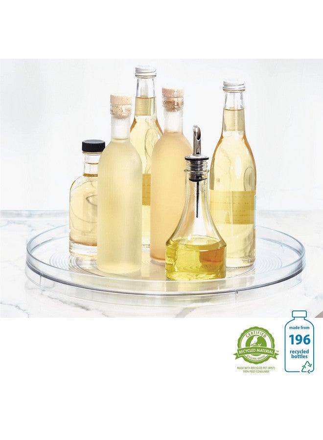 InterDesign iDesign 54730M2 Linus Turntable Kitchen, Pantry or Countertop Organization, 14" Inch, Clear, 2 Count - Image 3