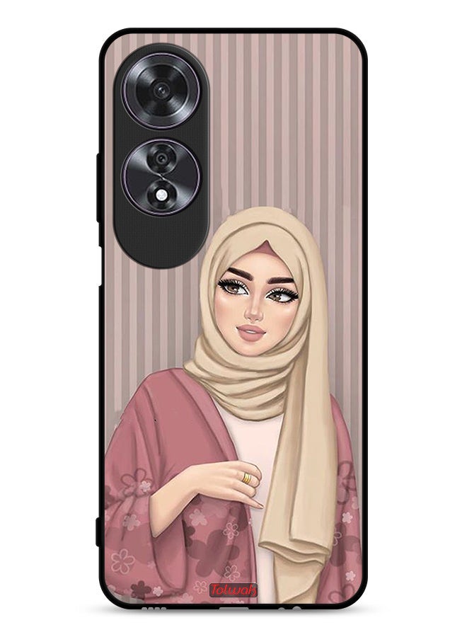 Tolwak Oppo A60 Protective Case Cover Hijab Girl Art - Image 1