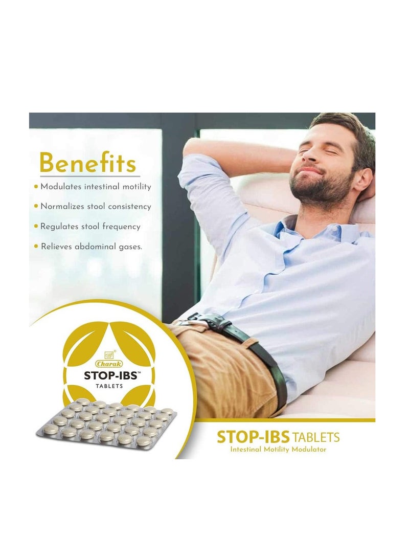 Charak Pharma PVT. LTD Stop-IBS Tablets (30 Tab)  - Image 5