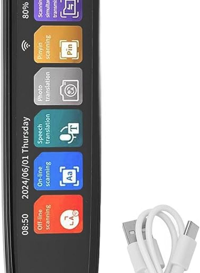 Scan Reader Pen Translator Touch Screen 142 Languages Digital Voice WiFi Device - Image 1