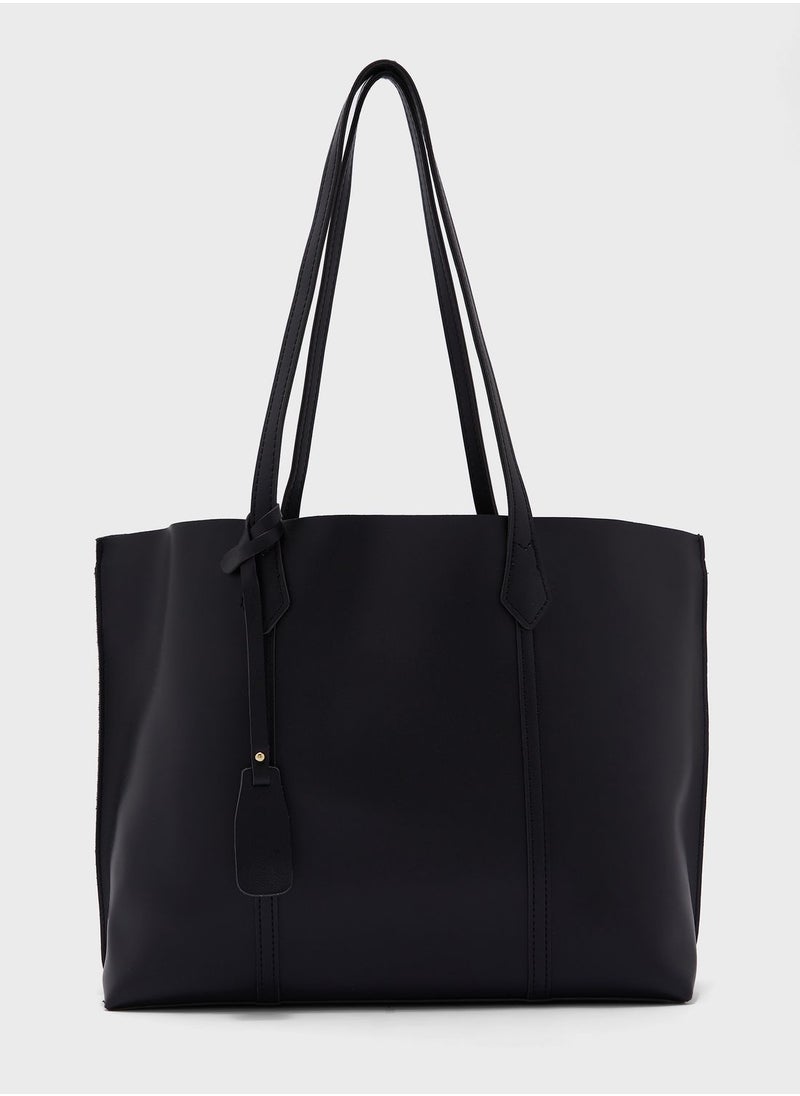 ELLA Tote Bag With Fob Detail  - Image 1