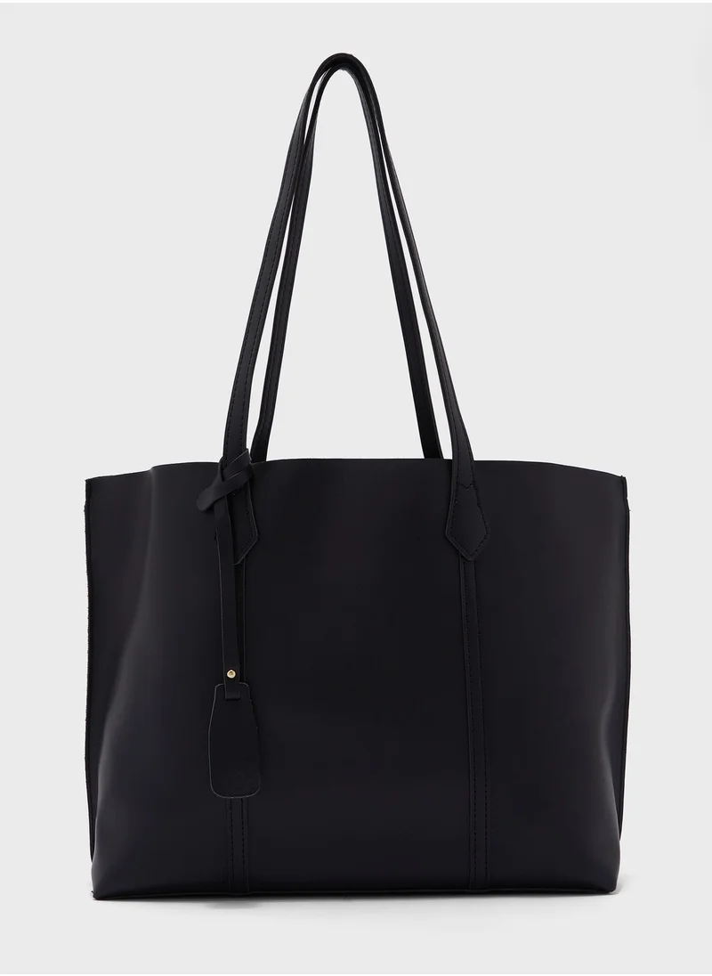 ELLA Tote Bag With Fob Detail