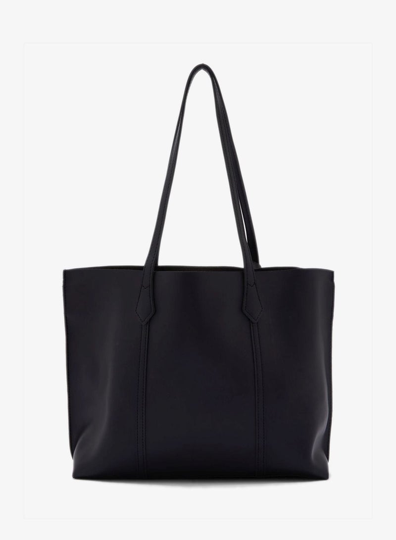 ELLA Tote Bag With Fob Detail - Image 2