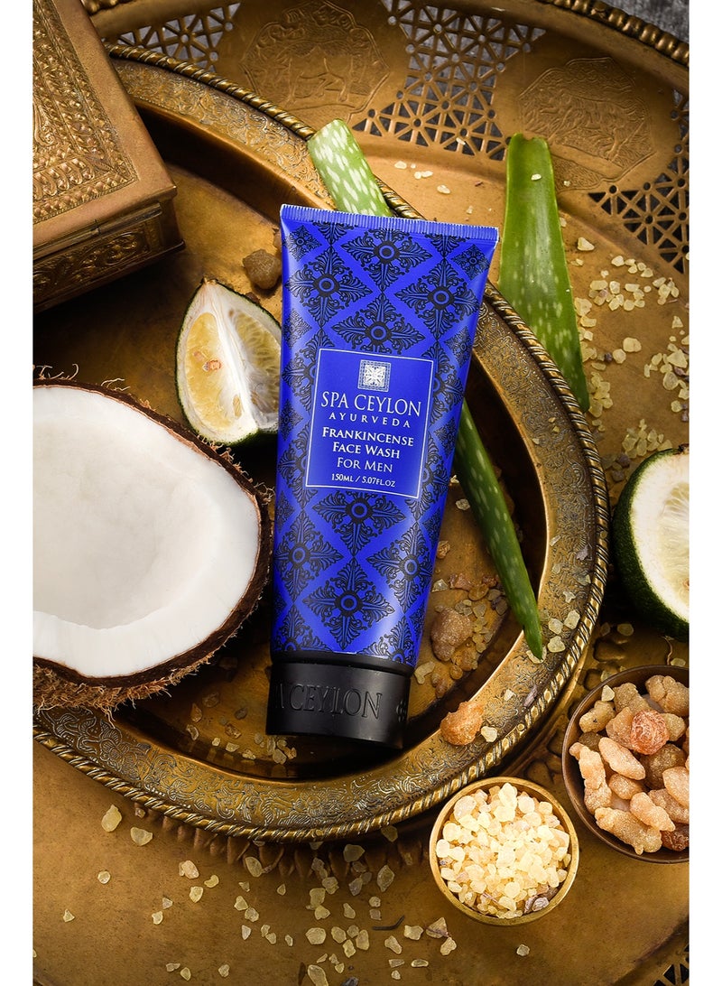 SPA CEYLON Frankincense Face Wash for men| Foam Face wash | Facial Cleanser | Exfoliating Face Wash and Cleanser | 150ml - Image 2
