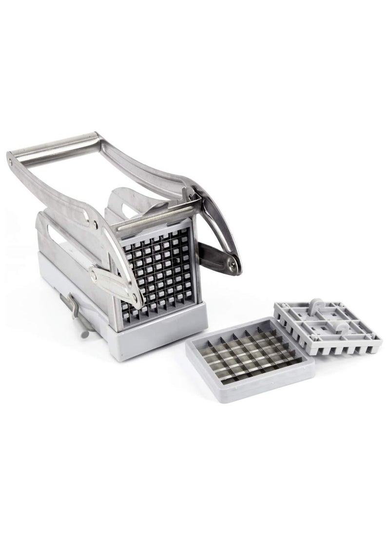 FEND Stainless Steel Potato Chipper with 2 Thickness Adjustable Blades for Carrots Apples Cucumbers Onions Veg Sticks  - Image 1