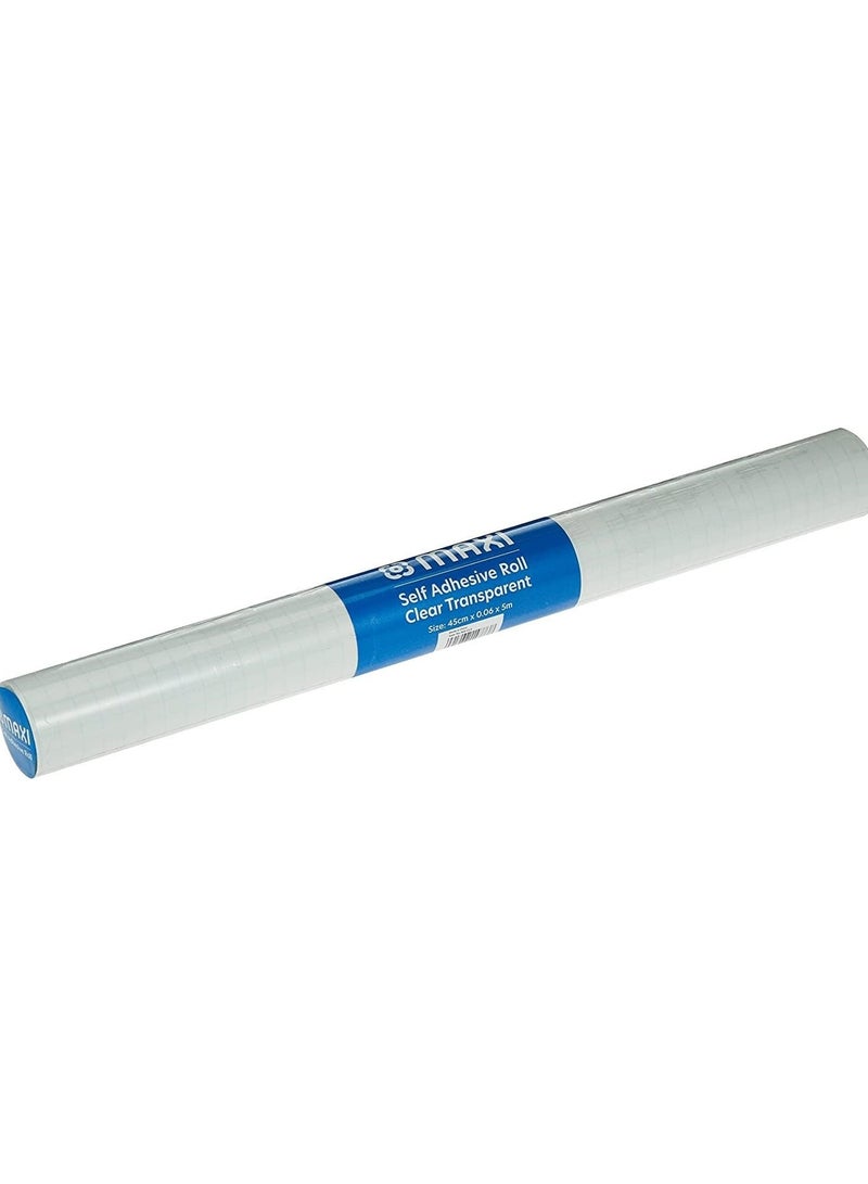 Maxi Clear Self Adhesive Roll 5 Meter Length - Image 1