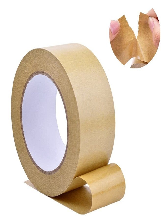 ISAN® Brown Paper Packing tape with Strong Adhesive, Eco friendly, Self-Adhesive Bio-Degradable Kraft Paper Tape, 60mm (2.5" Approx) Width X 50Mtr Length (2 Pcs.) - Image 2
