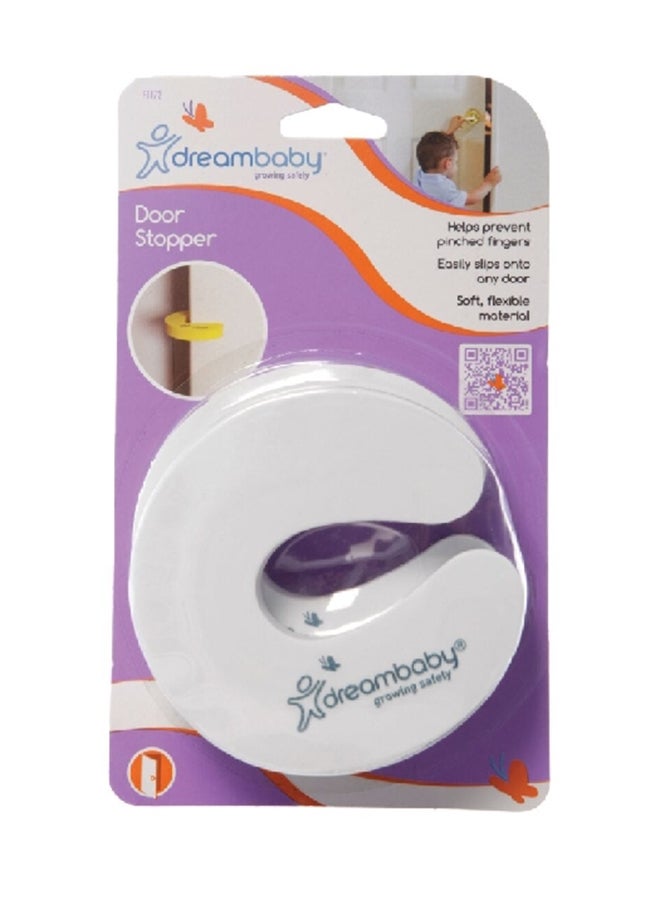 dreambaby 2-Piece Door Stopper White 3.8 X 19.2 X 11.6 CM, G1172 - Image 3