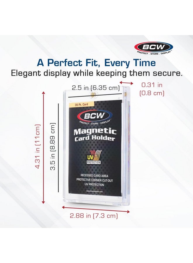 BCW 35 PT Magnetic Trading Card Holder - 40 Pack | Durable Protective Card Protector & Collectible Card Case - Image 3