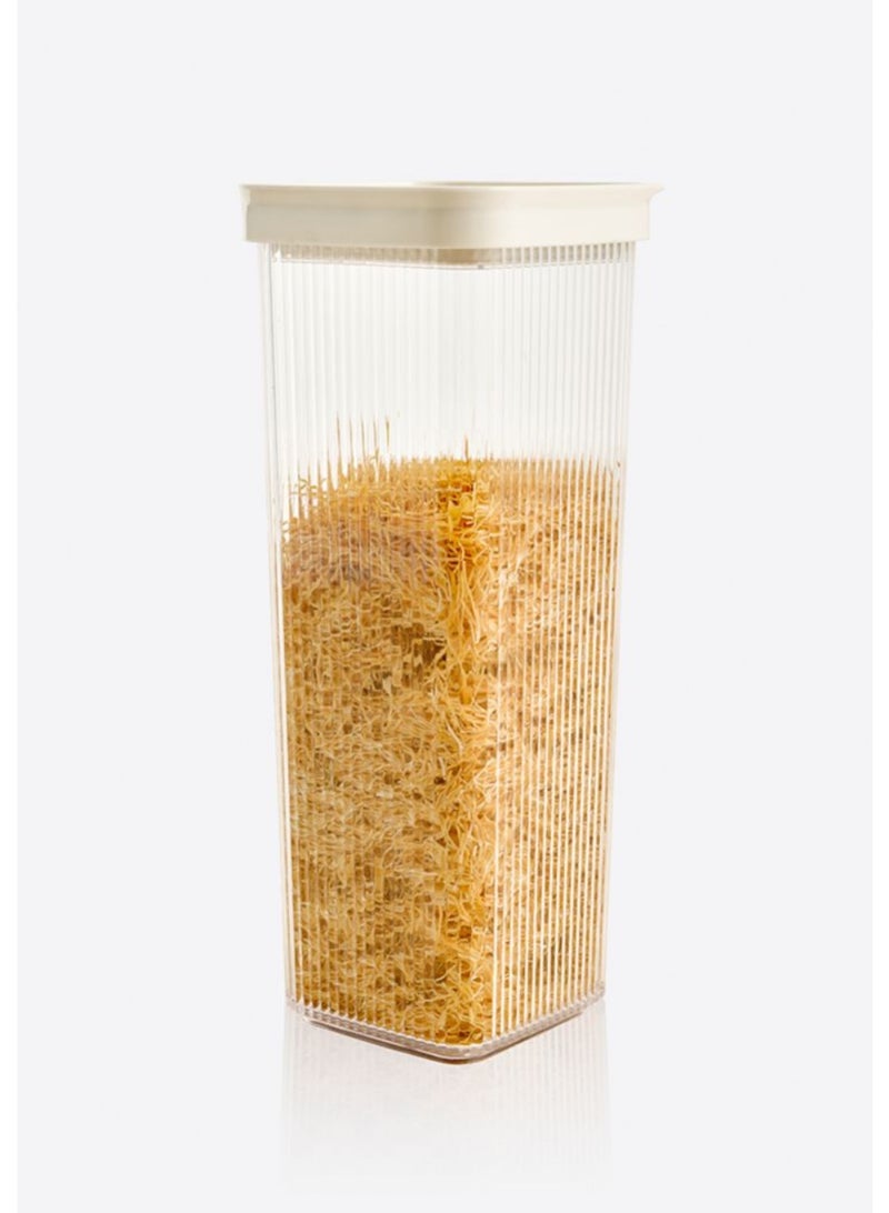 Dunya Plastik 2200 ml Stock PLUS Square Food Container - Image 1