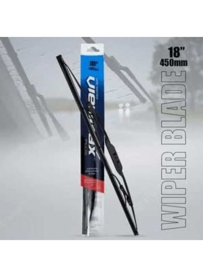 فيوماكس شفرات مساحات زجاج السيارة الأمامية من فيو ماكس - شفرات مساحات تقليدية بإطار معدني وحافة من المطاط الطبيعي، أداء تنظيف قوي، مسح صامت بدون خطوط، مساحات زجاج أمامية مقاومة للتآكل لجميع الأحوال الجوية للسيارات وسيارات الدفع الرباعي والشاحنات الصغيرة - Image 2