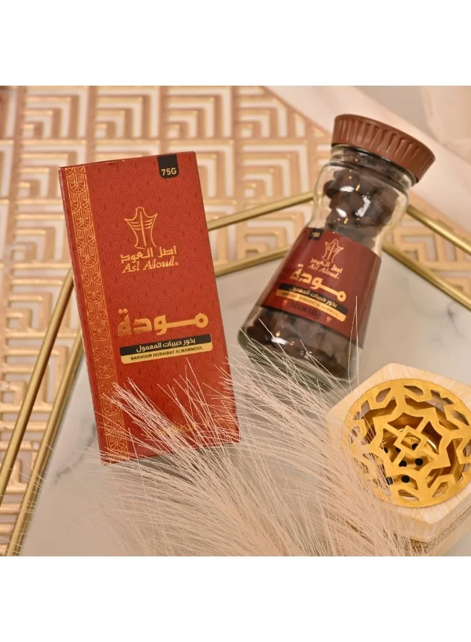 عبايات حوراء بخور مودة حبيبات المعمول من اصل العود