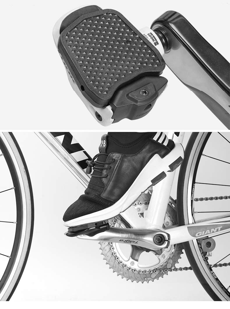Thinvik Bike Clipless Pedal Adapters for Look Keo Sprint/Classic/Max Carbon/Blade Carbon Ti Clipless Pedal Convert to Universal Platform Pedal - Image 2