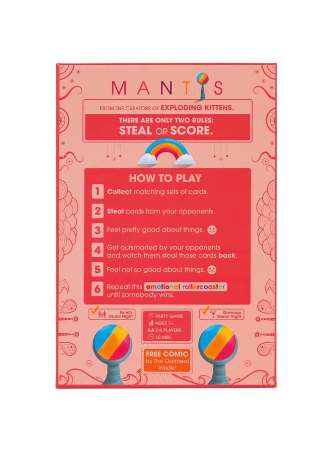 Exploding Kittens Mantis Card Games Fun Family Games for Adults Teens & Kids for Game Night, Popular Kid Games, 2-6 players - Image 5