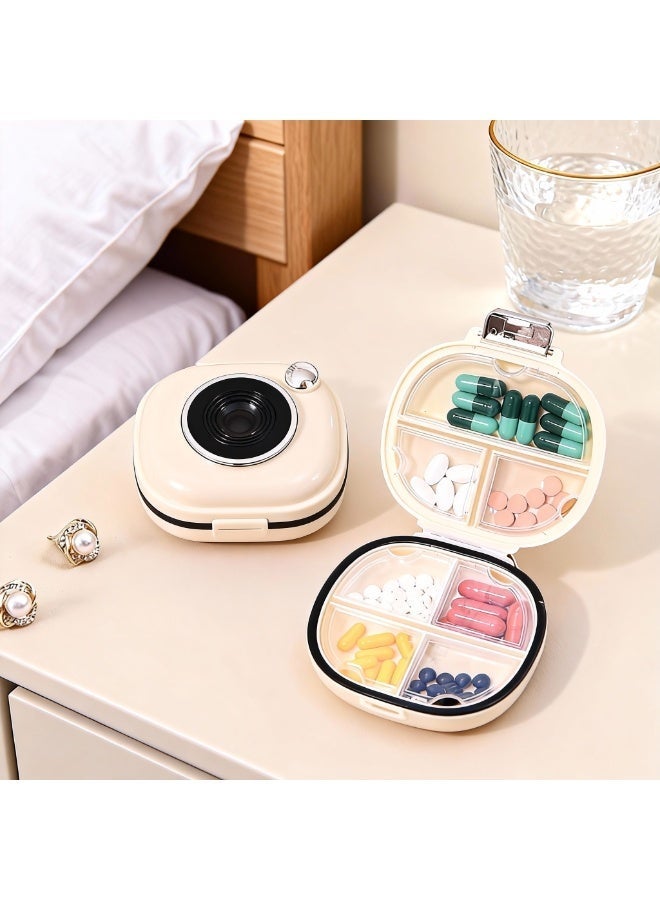 Weekly Pill Organizer，Portable Travel Pill Box 7 Day with 7 Large Compartments，Anti-Moisture and  Waterproof Seal Daily Medicine and Vitamin Container，A Travel Essential and Also Jewel organizer - Image 1