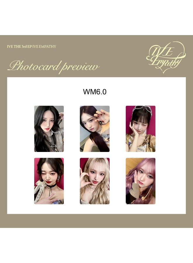 NIBEMINENT 6 Pcs Kpop IVE EP IVE EMPATHY Lomo Cards Card For Fans Collection Gifts - Image 1