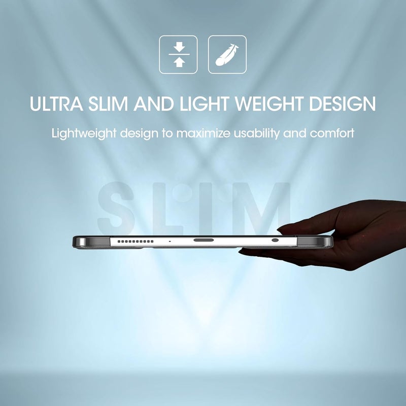 Procases For Galaxy Tab A9 8.7 Inch 2023 Case, Slim Stand Hard Back Shell Protective Smart Cover Case For 8.7" Galaxy Tab A9 2023 Sm-X110/X115/X117-Black - Image 5